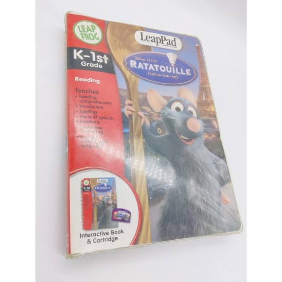 Leap Frog LeapPad Learning System Disney PIxar Ratatouille K-1st Book  Cartridge - Picture 1 of 16